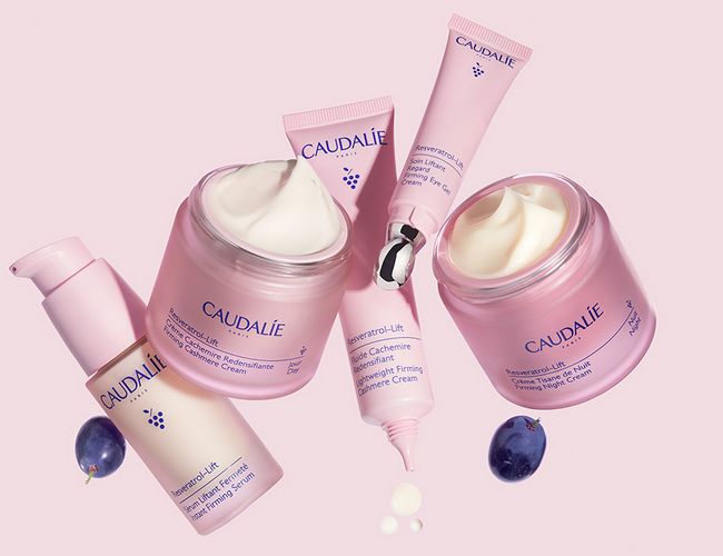 Soins anti-âge Caudalie.