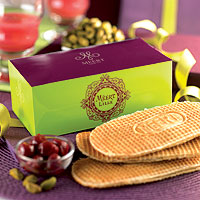 coffret de gaufres fourrées Meert coffret de gaufres fourrées Meert