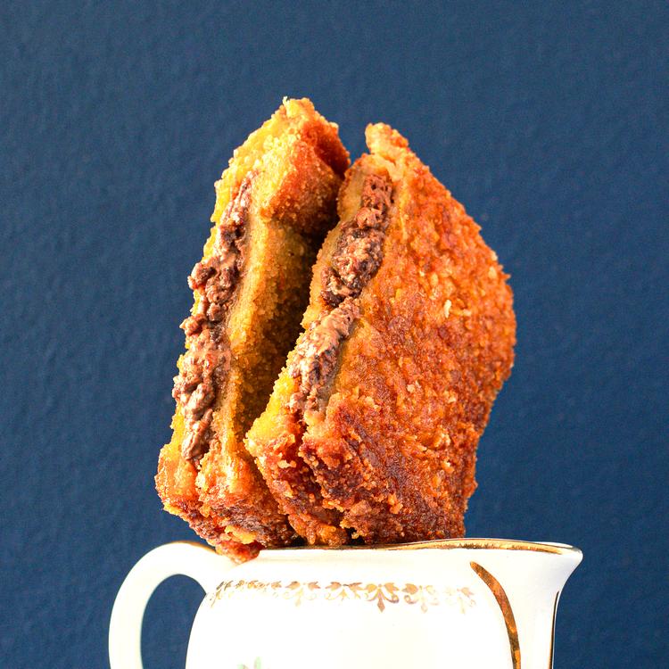 Recette de Cordon Bleu sucré crunchy - Brioche, chocolat au riz croustillant