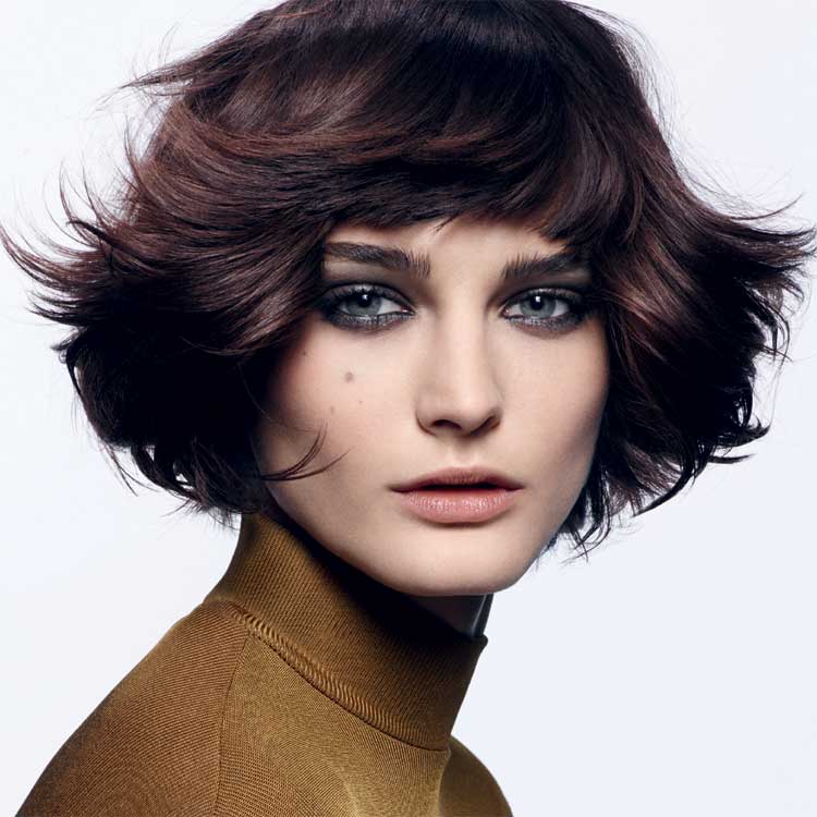 Coiffure cheveux mi-longs - SAINT ALGUE - tendances automne-hiver 2016-2017.