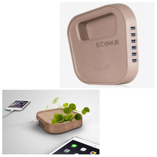 Chargeur multi-appareils écologique ECOHUB