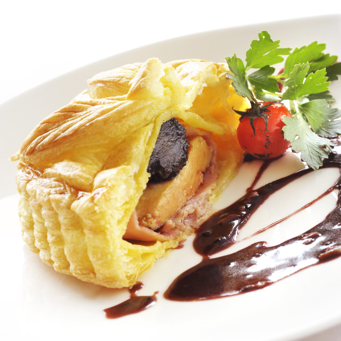 Tourtière de foie gras à la truffe de Xavier Menot