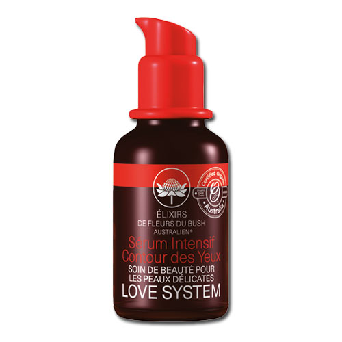 Couleur rouge : sérum contour des yeux Love System