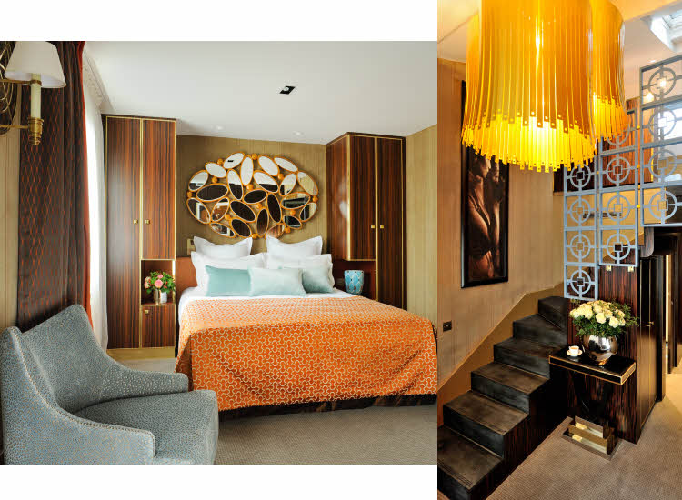 L'Hôtel Baume et sa décoration esprit Club. L'Hôtel Baume et sa décoration esprit Club.