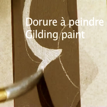 Technique de la dorure à peindre