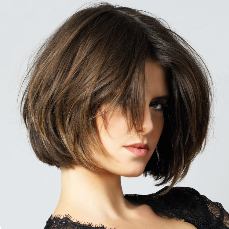 50 nouvelles idées de carrés milongs et coiffures pour cheveux mi