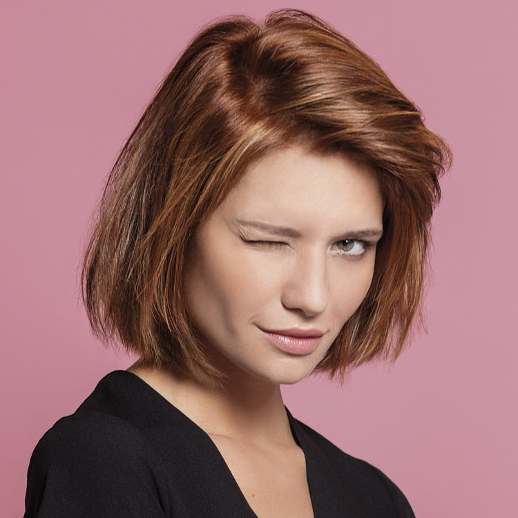 50 nouvelles idées de carrés milongs et coiffures pour cheveux mi