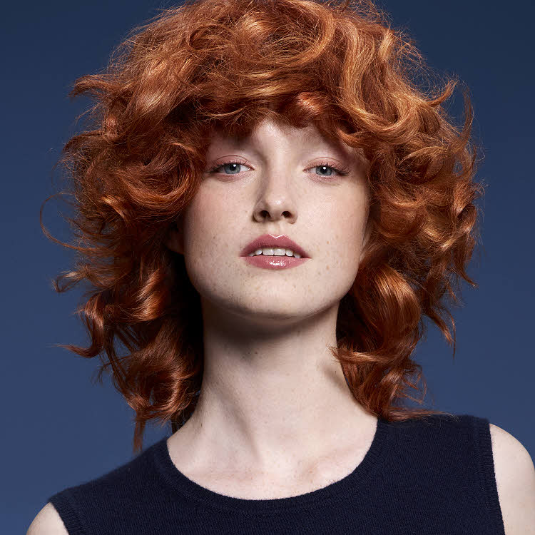 Coiffure cheveux mi-longs Camille ALBANE - Printemps-été 2018.