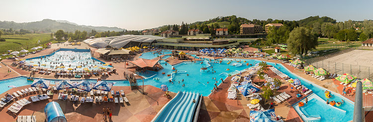 Complexe aquatique Water Planet aux termes Tuhelj en CROATIE