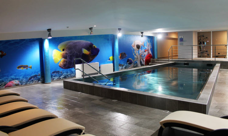 En Croatie, à Krapinske Toplice, le spa de la Villa Magdalena. En Croatie, à Krapinske Toplice, le spa de la Villa Magdalena.