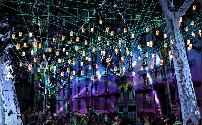 Lumières en soi(e) - © Fête des Lumières : visuel 2018 © Ville de Lyon.