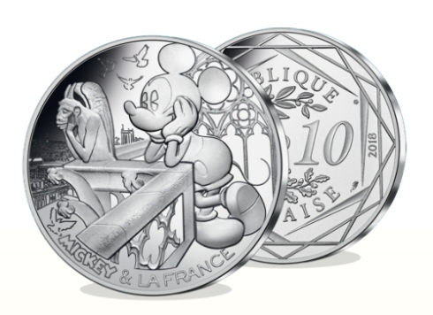 Pièces Mickey - La Monnaie de Paris. Pièces Mickey - La Monnaie de Paris.
