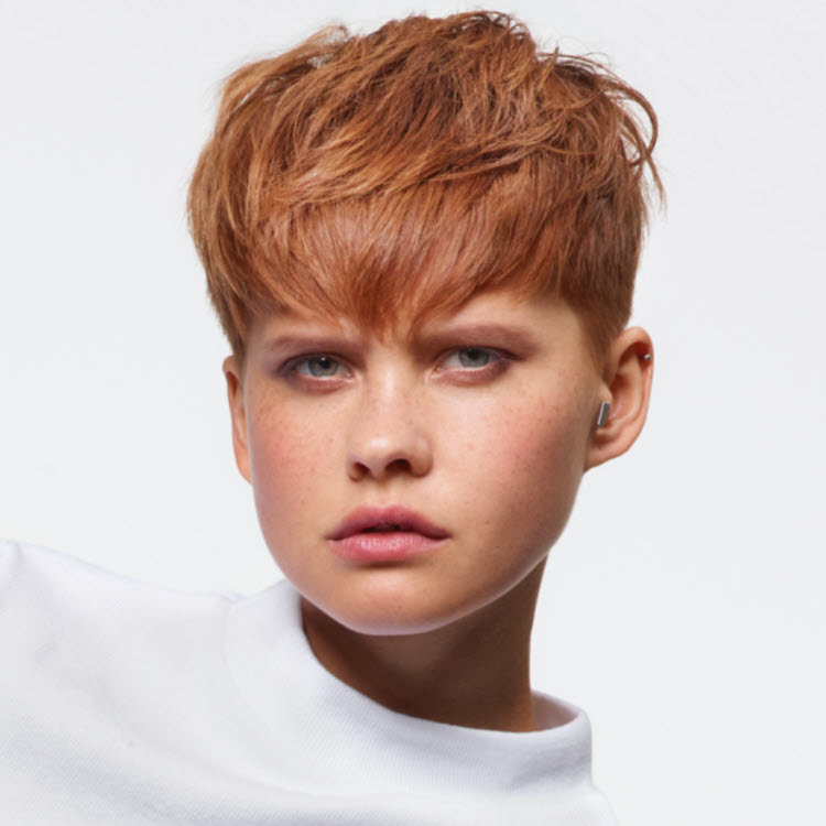 Coiffure cheveux courts Camille ALBANE printemps-été 2019.