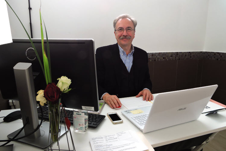 Le Docteur Laurent Chevellier, nutritionniste expert à l'Hôtel Spa de Fontcaude. © ABCfeminin.com.