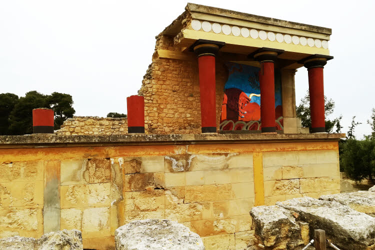 Crète : vestiges du palais de Cnossos © ABCfeminin.com.
