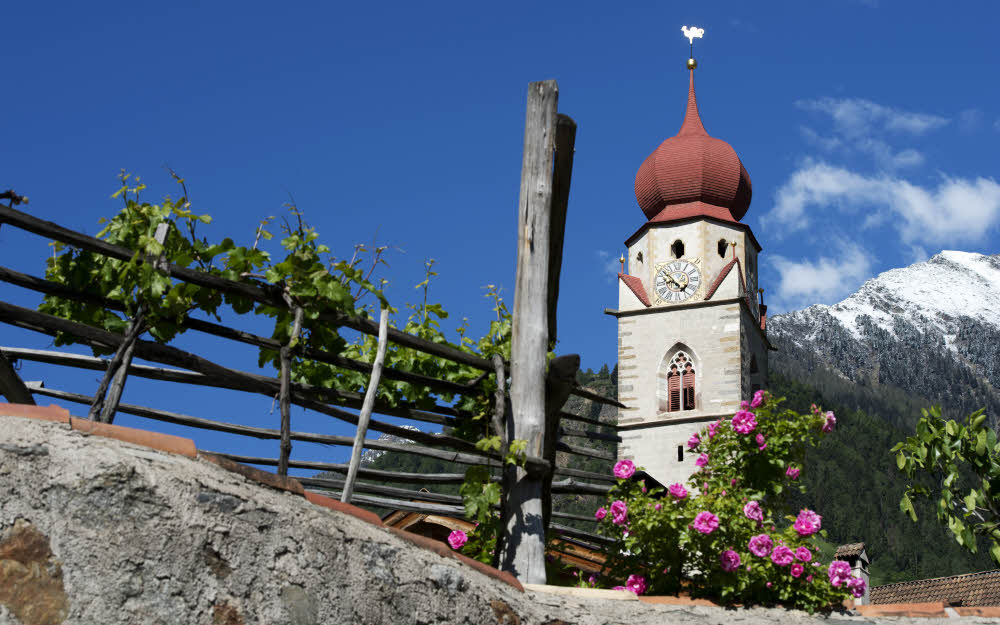 Sud Tyrol, village de Parcines.