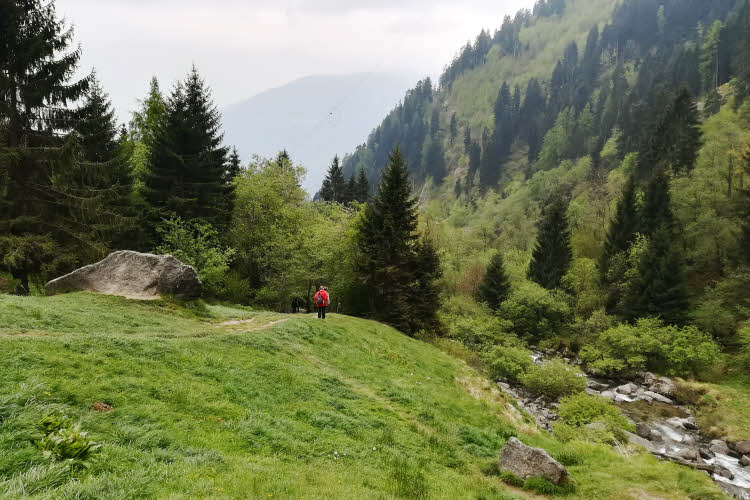 Sud Tyrol, au pied de la cascade de Parcines © ABCfeminin.com.