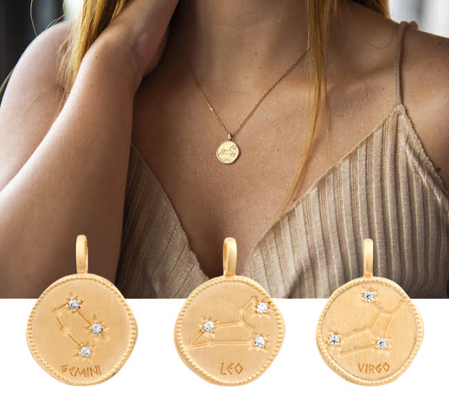 Pendentif signe du zodiaque Cléor Pendentif signe du zodiaque Cléor