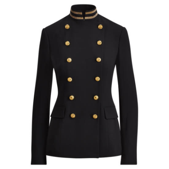 Veste col officier Ralph Lauren - Automne-Hiver 2019/20.