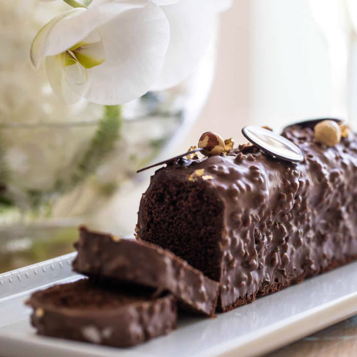 Cake au chocolat du Chef Pâtissier Florent Margaillan.