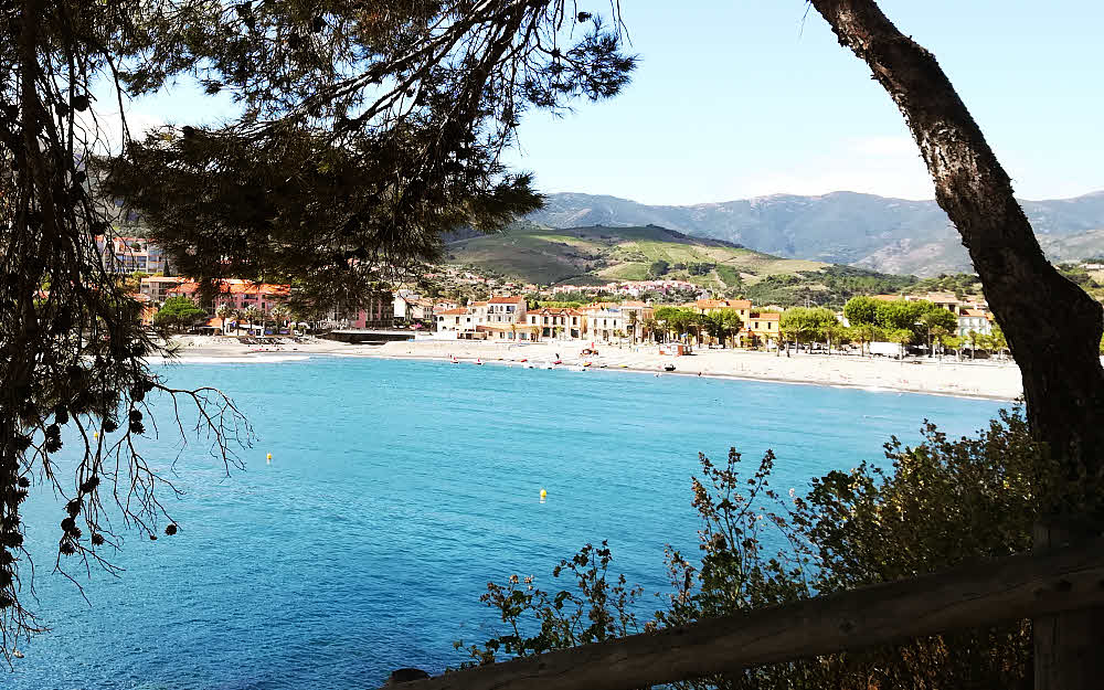 Panorama de Banyuls-sur-Mer, Plage anse de Fontaude  © ABCfeminin.com.