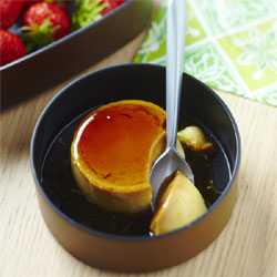 Recette pour lunch box de Yannick Alléno : Crème renversée inratable Recette pour lunch box de Yannick Alléno : Crème renversée inratable