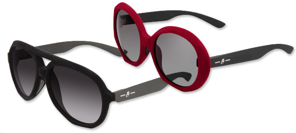 Karl Lagerfeld signe une collection de lunettes velours pour Optic 2000