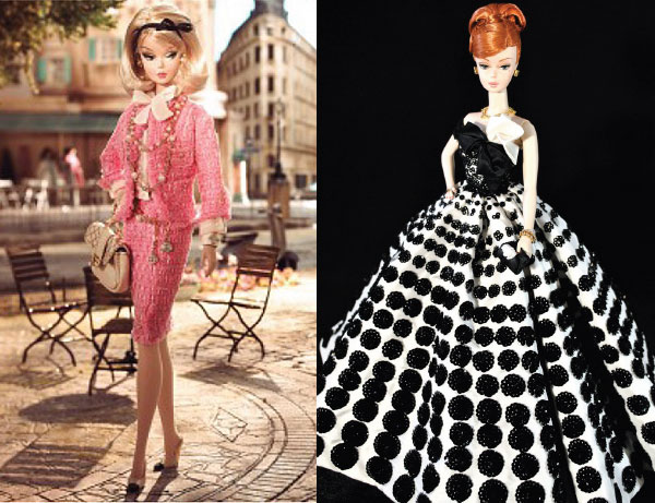 Les vêtements couture de la poupée Barbie