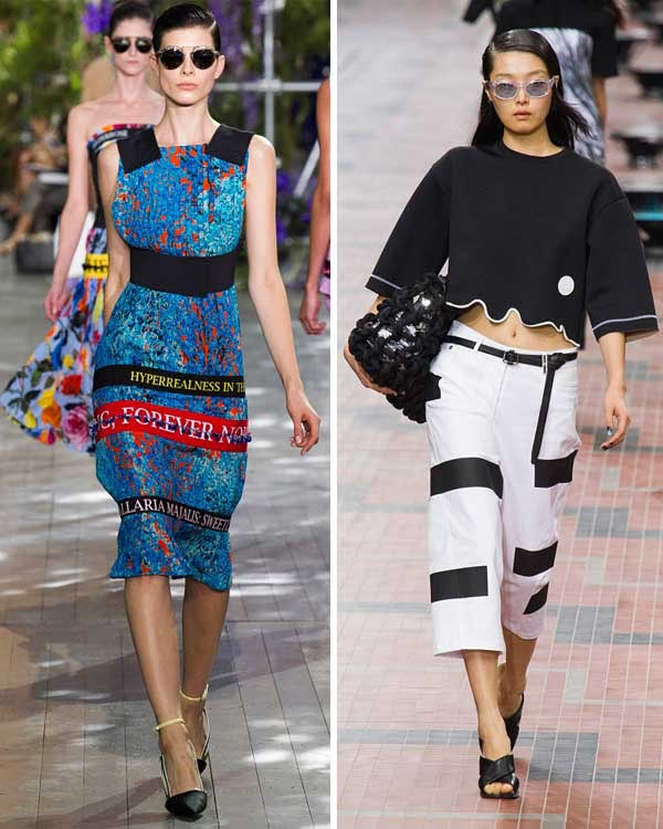 Les bandes : collections printemps-été 2014 Dolce & Gabbana et Kenzo