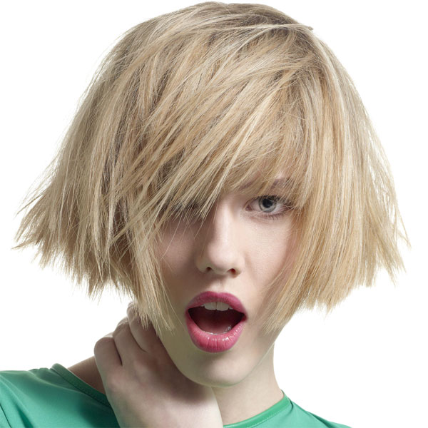Coiffure cheveux mi-longs - TCHIP - tendances printemps-été 2014