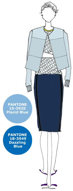 La couleur "Bleu placide" par M.PATMOS by Marcia PATMOS