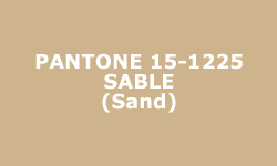 Couleur Sable (Sand) - Pantone®