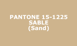 Couleur Sable (Sand) - Pantone® Couleur Sable (Sand) - Pantone®