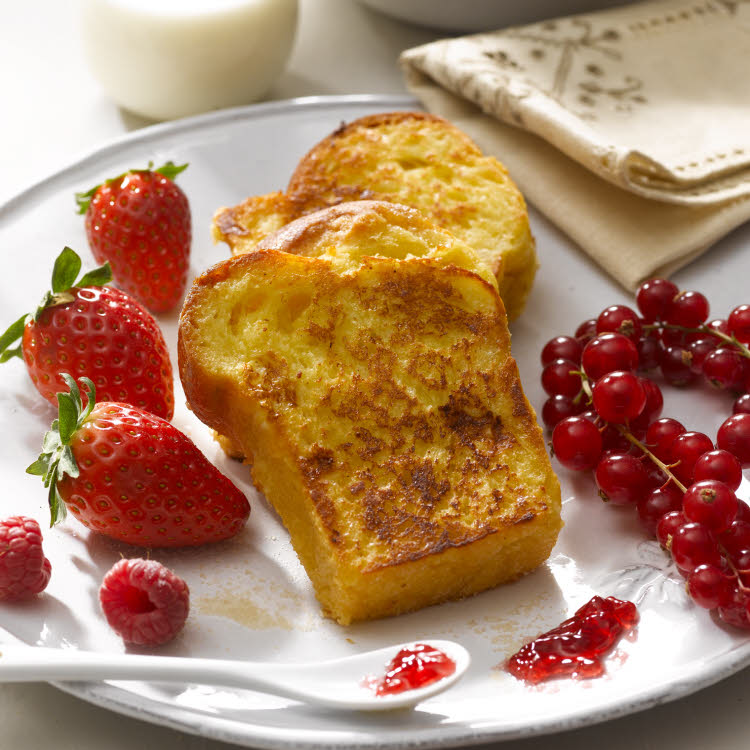 recette de toujours : Pains perdus dorés aux œufs