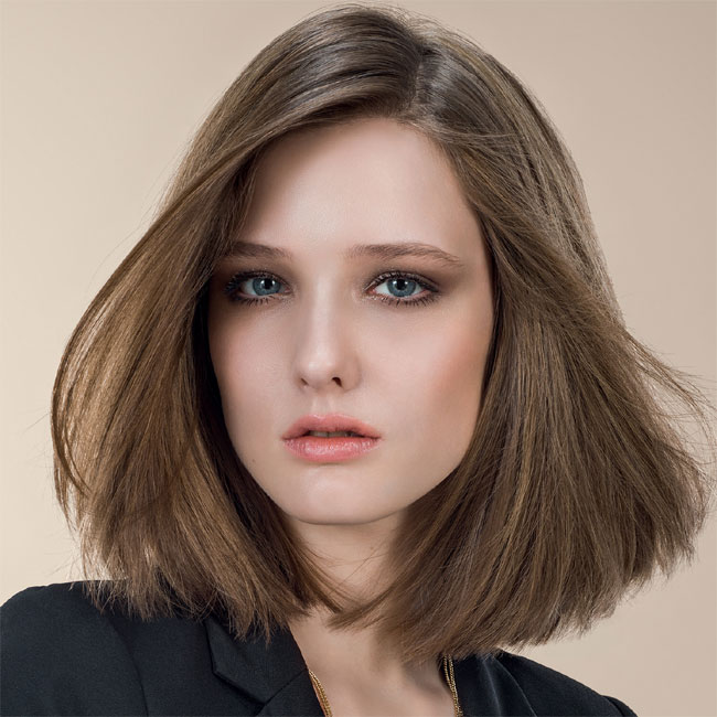 Coiffure cheveux mi-longs - INTERMEDE - tendances automne-hiver 2014-2015