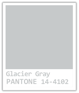 GRIS GLACIER (Glacier Gray) - Pantone 14-4102