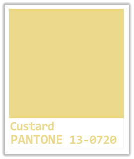 CRÈME (Custard) - Pantone 13-0720 CRÈME (Custard) - Pantone 13-0720