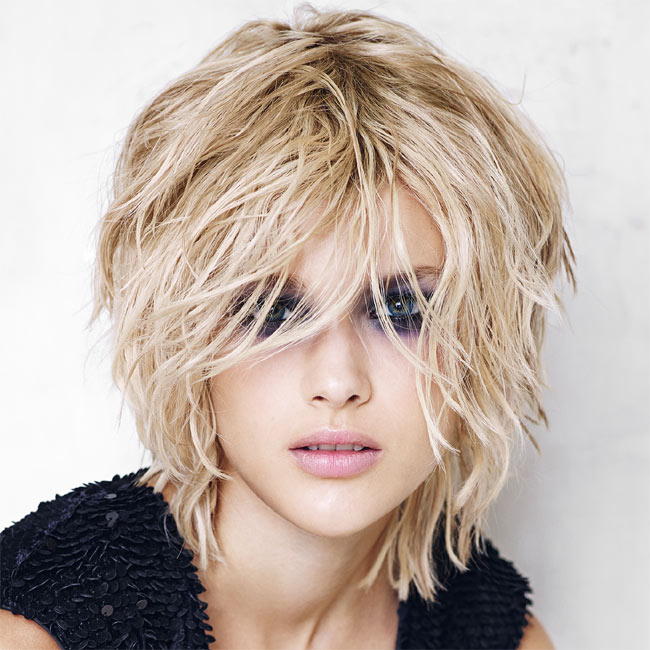 Coiffure cheveux mi-longs - Jean-Claude AUBRY - tendances printemps-été 2015