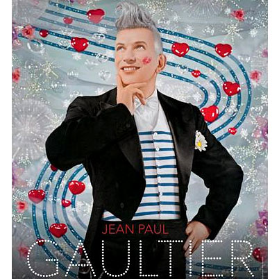 Détail affiche exposition rétrospective Jean-Paul Gaultier © Pierre et Gilles. Détail affiche exposition rétrospective Jean-Paul Gaultier © Pierre et Gilles.
