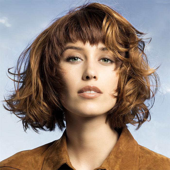 Coiffure cheveux mi-longs - SAINT ALGUE - Tendances automne-hiver 2015-2016