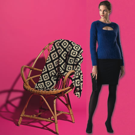 Modèles expliqués gratuits : pull angora à tricoter et plaid à crocheter. Modèles expliqués gratuits : pull angora à tricoter et plaid à crocheter.