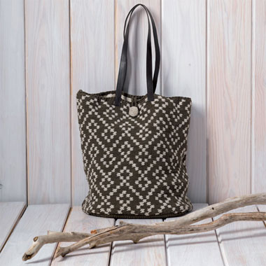 Sac jacquard ethnique - explications gratuites.