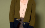 Tricot gratuit : veste bicolore en jersey et côtes 3/2 à tricoter - création Phildar