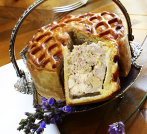 Recette du chef Stéphane Andrieux : pâté en croûte de poularde de Julien