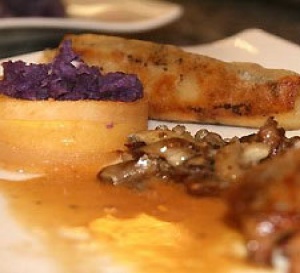 recette Cailles d'automne (cailles, topinambours, champignons)