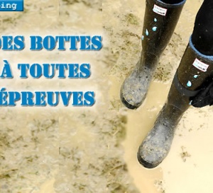 bottes en caoutchouc à toutes épreuves, par tous les temps