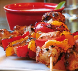 recette : brochettes de poulet cuisson barbecue