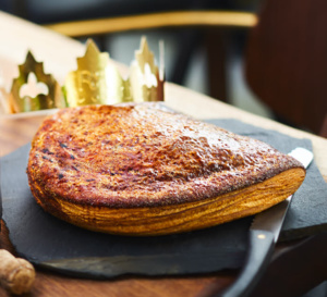 Galette des rois du chef Matthieu Dalmais, façon chausson aux pommes