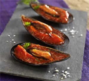 recette : Moules farcies à l’italienne avec sauce tomates semi-sèches