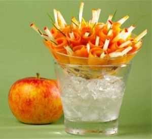 recette : salade de carottes et pommes Antarès®
